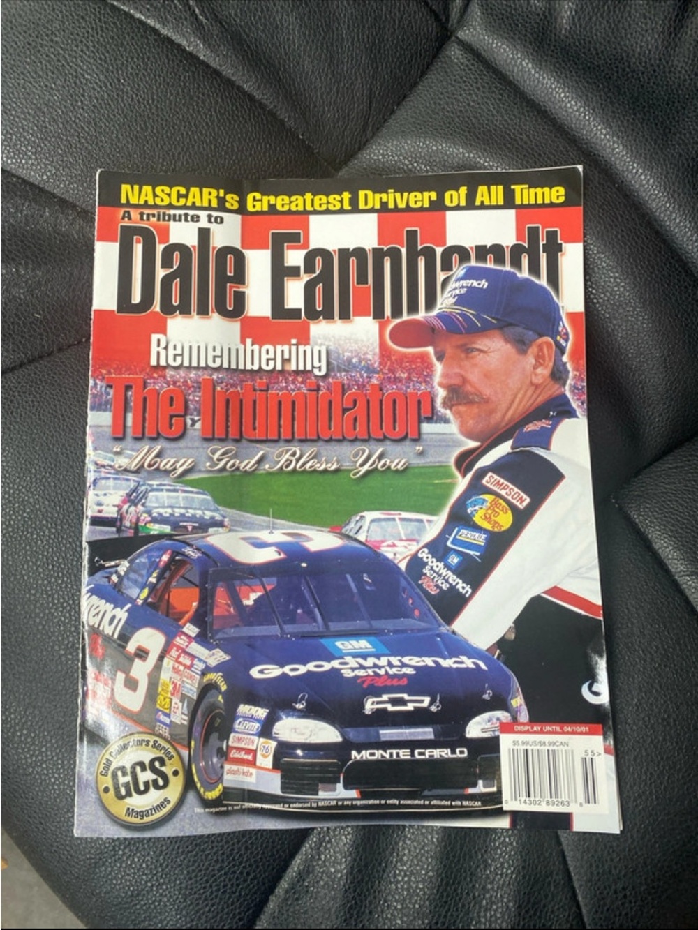 Remembering The Intimidator Tribute Magazine - Blue & White Cover